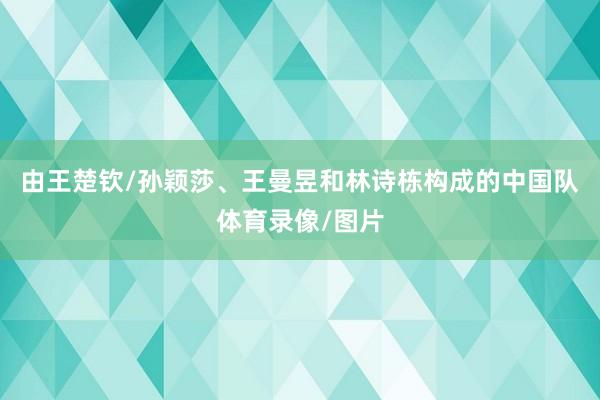 由王楚钦/孙颖莎、王曼昱和林诗栋构成的中国队体育录像/图片