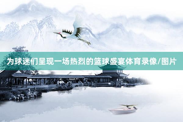 为球迷们呈现一场热烈的篮球盛宴体育录像/图片