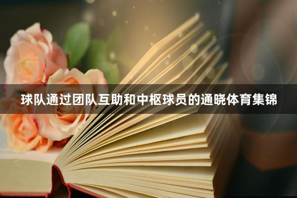球队通过团队互助和中枢球员的通晓体育集锦