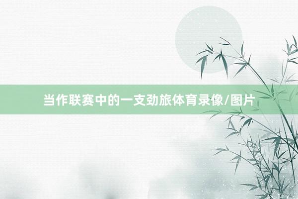 当作联赛中的一支劲旅体育录像/图片