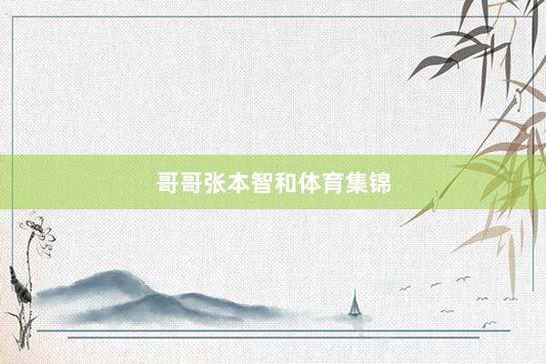 哥哥张本智和体育集锦