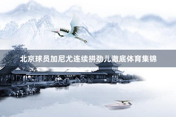 北京球员加尼尤连续拼劲儿澈底体育集锦