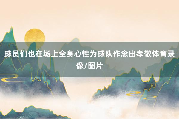 球员们也在场上全身心性为球队作念出孝敬体育录像/图片