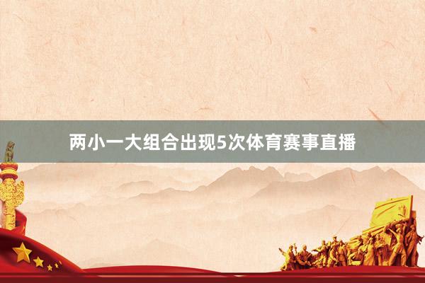 两小一大组合出现5次体育赛事直播
