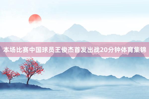 本场比赛中国球员王俊杰首发出战20分钟体育集锦