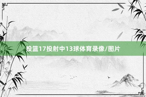 投篮17投射中13球体育录像/图片
