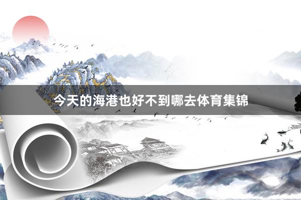 今天的海港也好不到哪去体育集锦