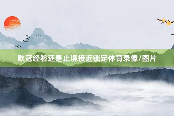 欧冠经验还是止境接近锁定体育录像/图片