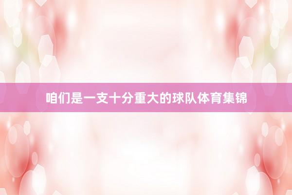 咱们是一支十分重大的球队体育集锦