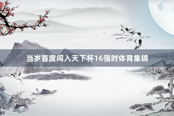 当岁首度闯入天下杯16强时体育集锦