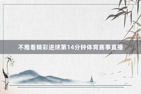 不雅看精彩进球第14分钟体育赛事直播